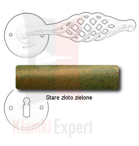 Stare złoto zielone
