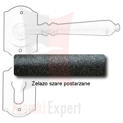 Żelazo szare postarzane