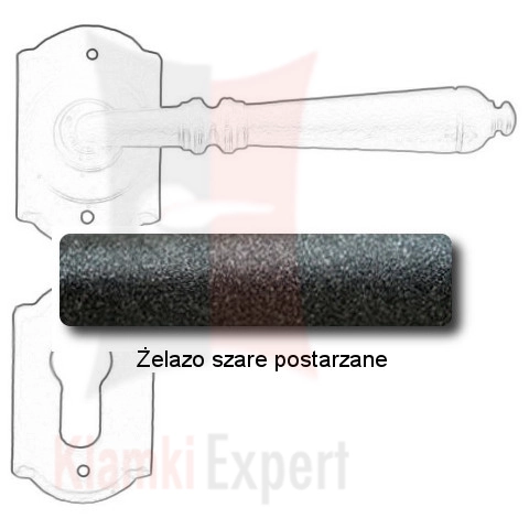Żelazo szare postarzane