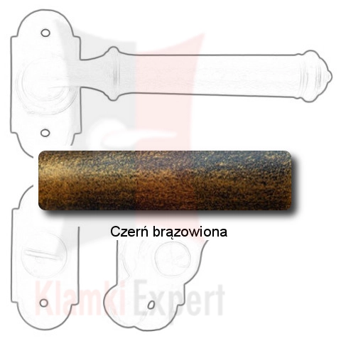 Czerń brązowiona 