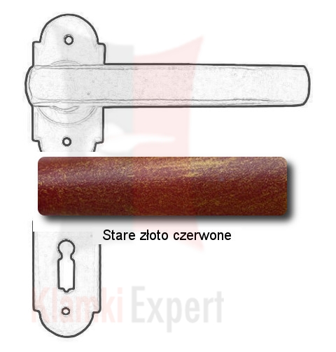 Stare złoto czerwone