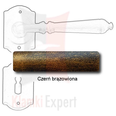 Czerń brązowiona