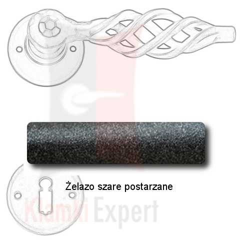 Żelazo szare postarzane