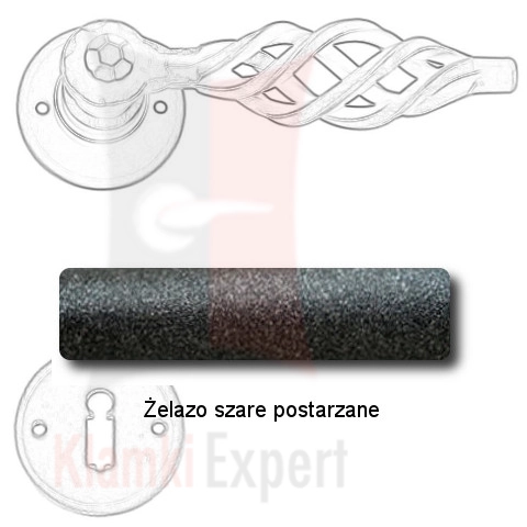 Żelazo szare postarzane