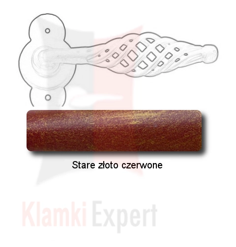 Stare złoto czerwone