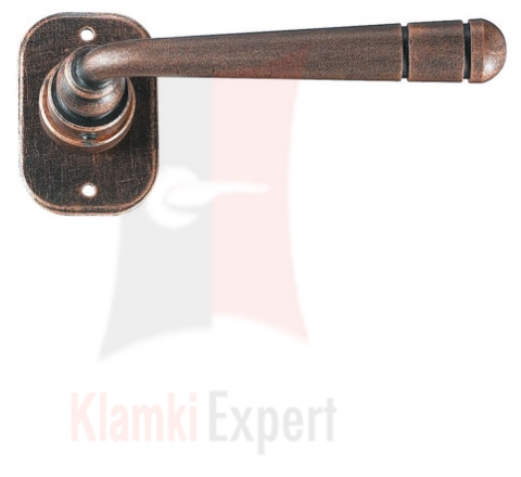 Klamka Berna 2110 w kolorze czerń miedziana