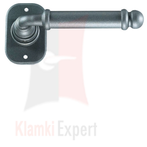Klamka Lisbona w kolorze żelazo szare postarzane