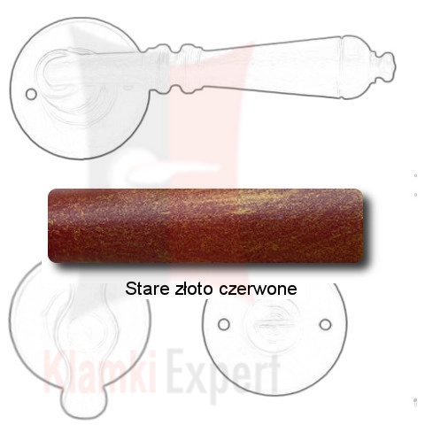 Stare złoto czerwone