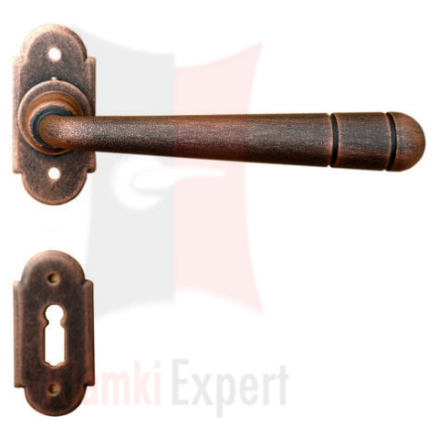 Klamka Berna 2094 w kolorze czerń miedziana