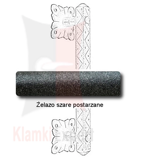 Żelazo szare postarzane