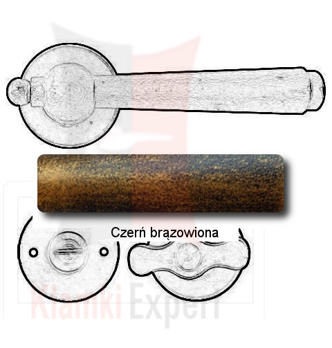Czerń brązowiona