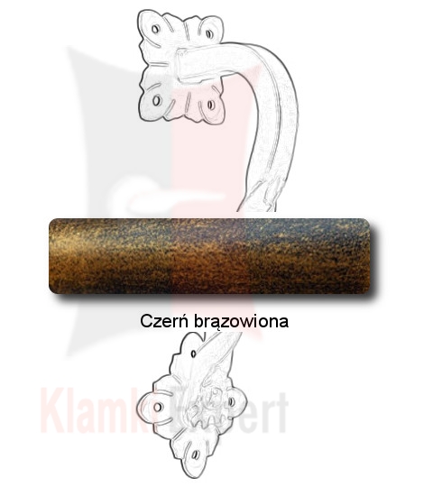 Czerń brązowiona