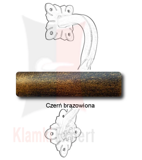 Czerń brązowiona