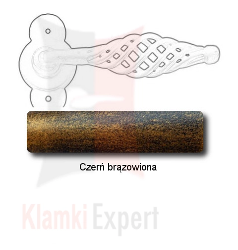 Czerń brązowiona