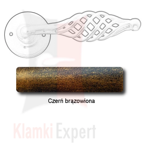 Czerń brązowiona