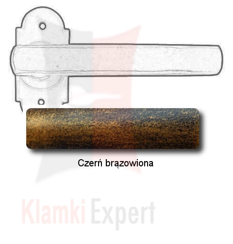 Czerń brązowiona