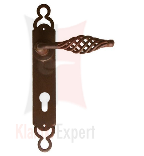 Klamka Budapest 2800 w kolorze rdza starodawna