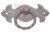 Uchwyt meblowy kuty 033 kolor srebrny cynk