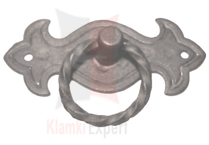 Uchwyt meblowy kuty 033 kolor srebrny cynk