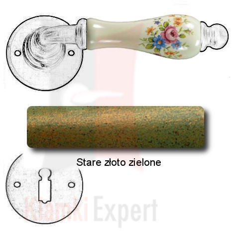 Stare złoto zielone