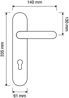 Klamka Arte 1165PL